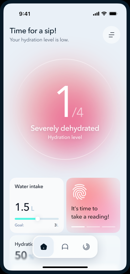 Hydration Score 1/4