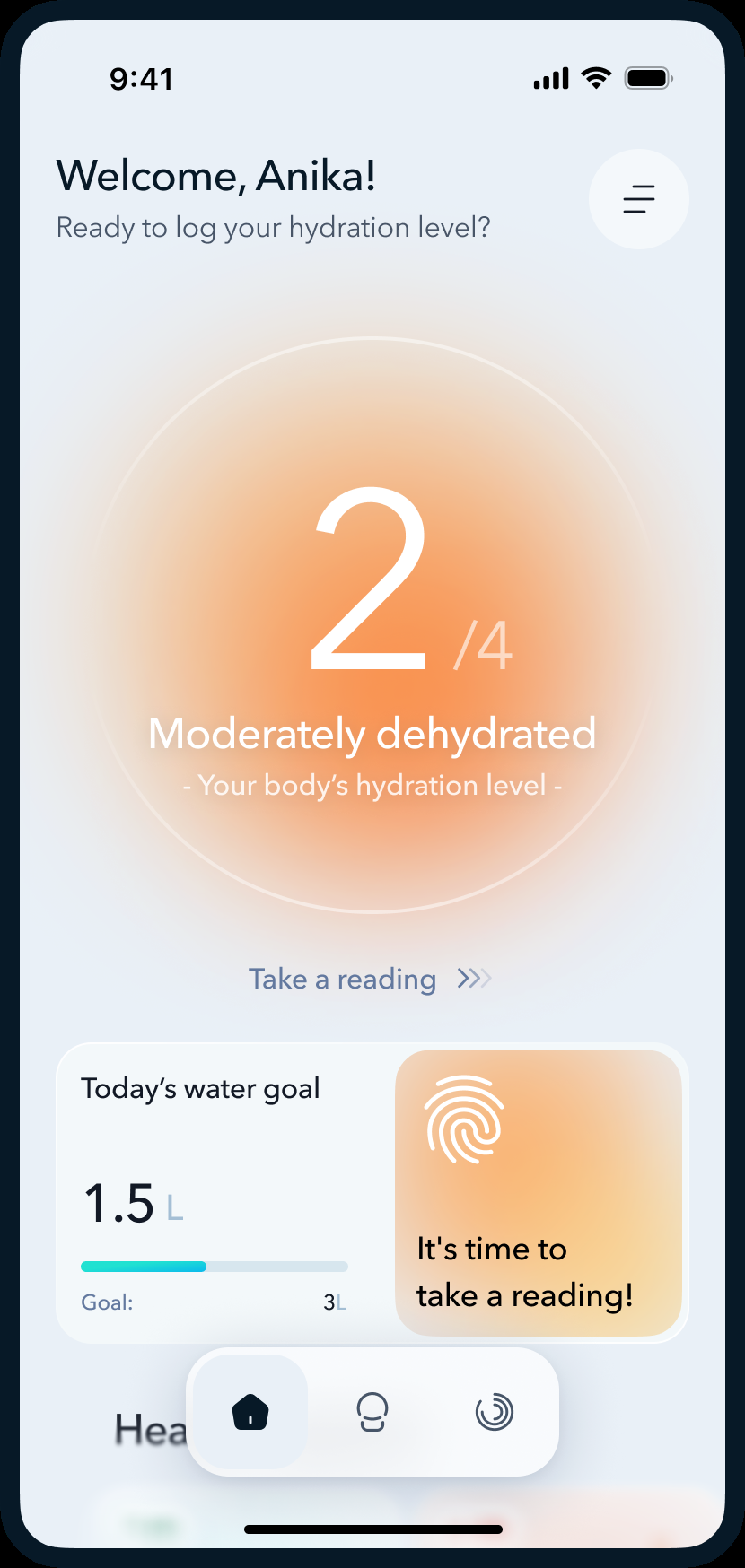 Hydration Score 2/4